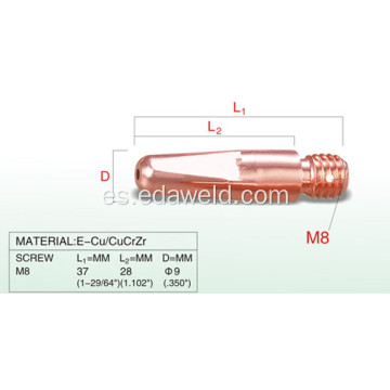 Tweco 16S Tapering Contact Tip